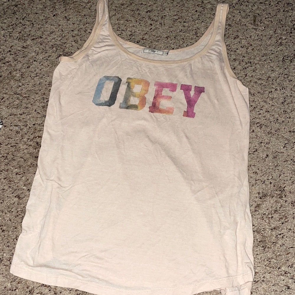 Water Paint Obey Top